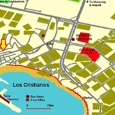 Ocean View Over Los Cristianos, Playa Las Vistas, Wifi ロスクリスティアーノス エクステリア 写真